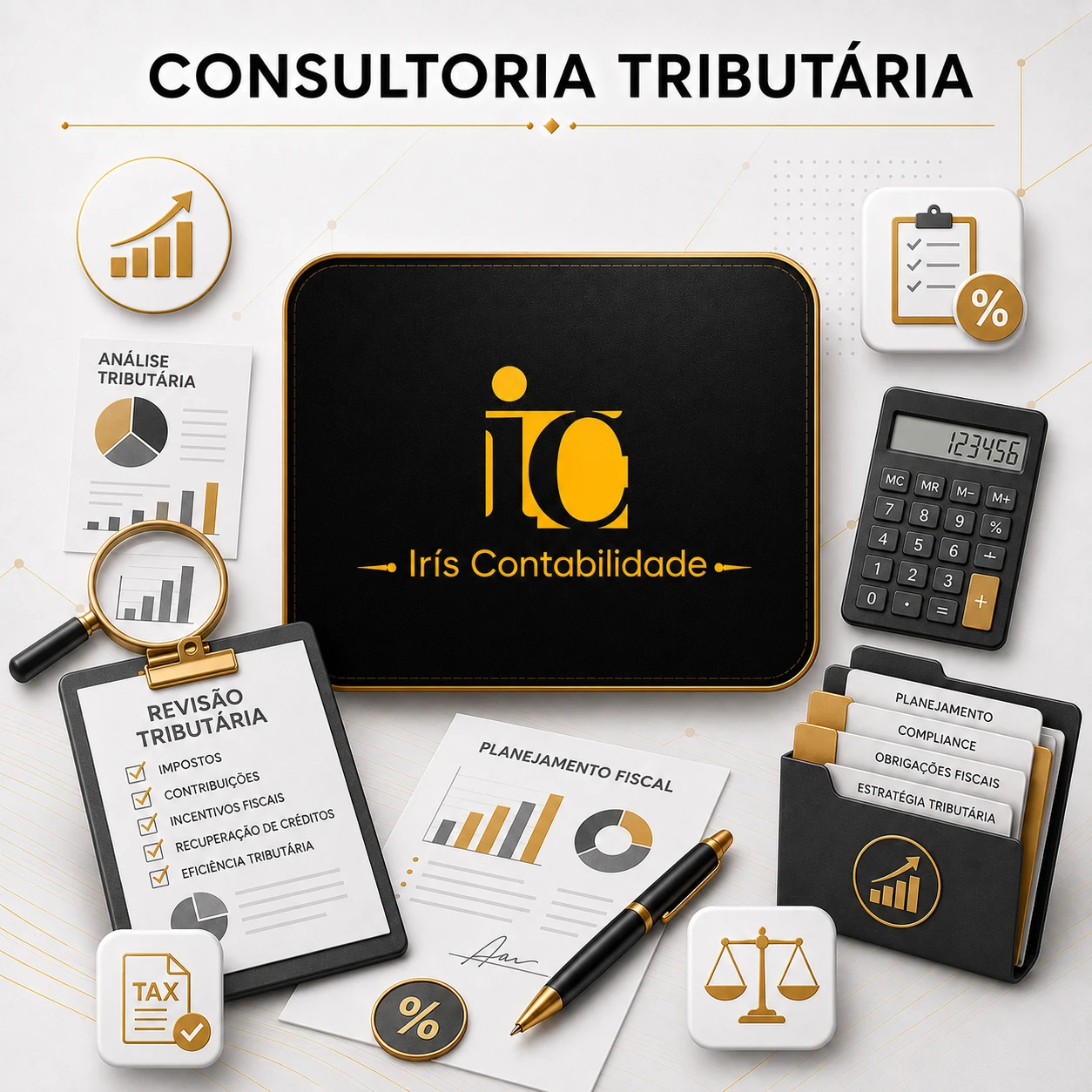Arte do serviço CONSULTORIA TRIBUTÁRIA