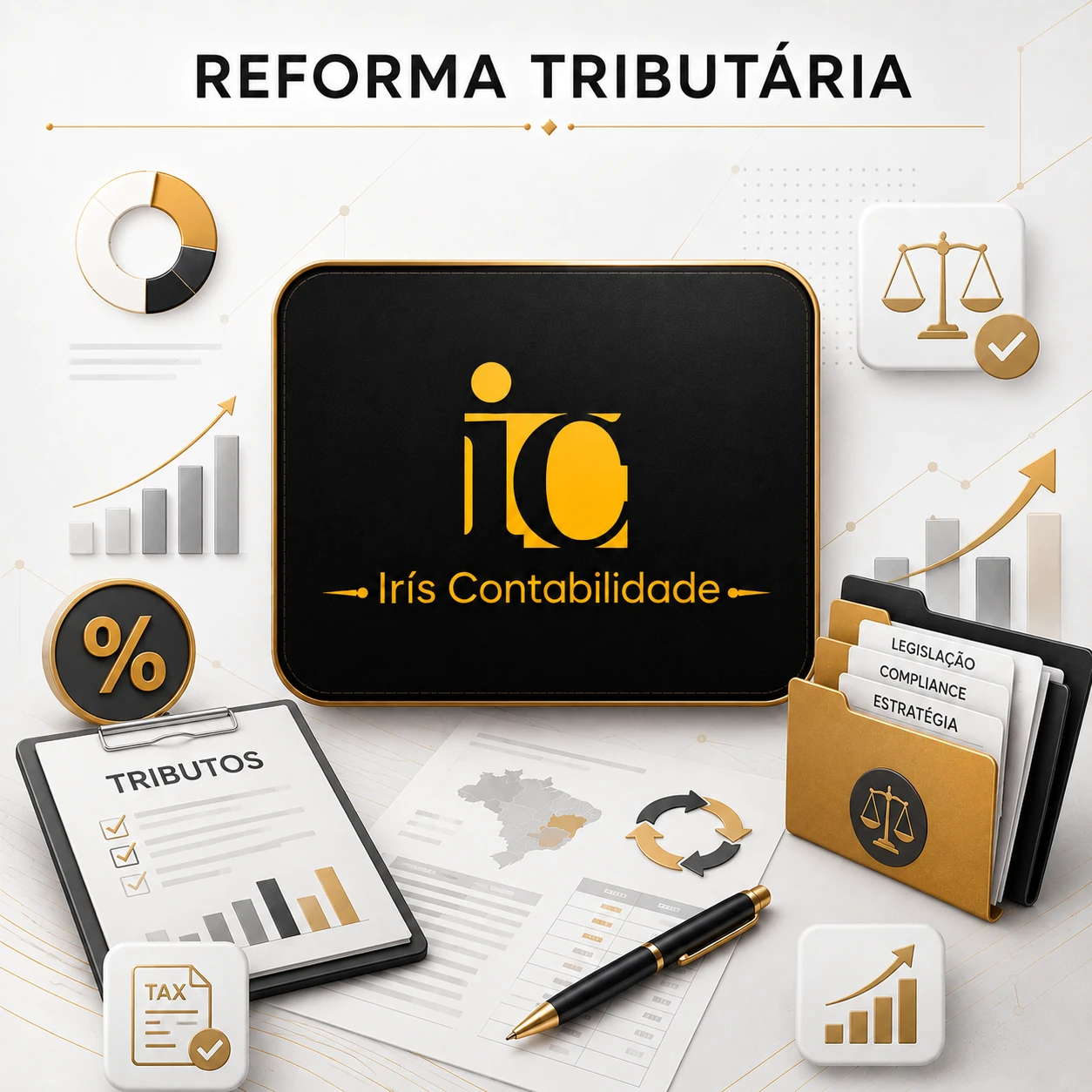 Arte do serviço REFORMA TRIBUTÁRIA